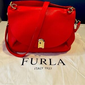 Furla Red Crossbody Handbag